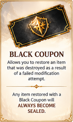 What is the Black Coupon