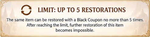 Up to 5 restorations